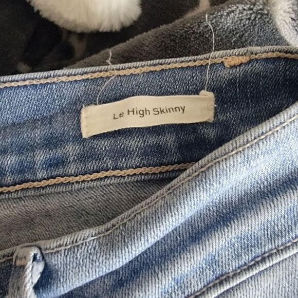 Frame Le High Skinny Jeans with Raw Hem. Size 28. - Picture 4 of 4